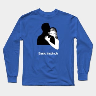 Basic Instinct Minimalist Movie Fan Art Sharon Stone Long Sleeve T-Shirt